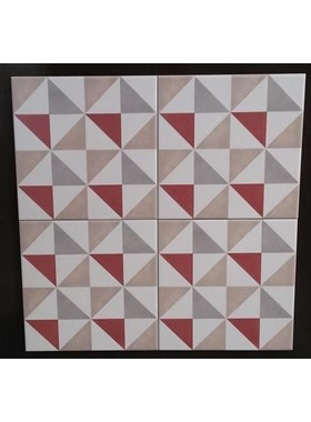 ESTHER 20Χ20 - ΠΛΑΚΑΚΙΑ PATCHWORK ΠΟΡΣΕΛΑΝΑΤΑ ΓΙΑ ΔΑΠΕΔΑ ΚΑΙ ΤΟΙΧΟΥΣ