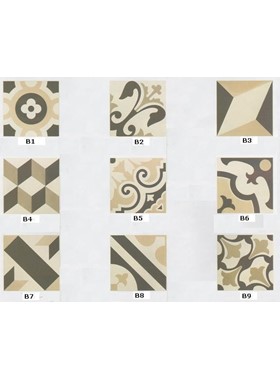 PATCH BEIGE 20X20 - ΠΛΑΚΑΚΙΑ PATCHWORK ΓΙΑ ΚΟΥΖΙΝΑ