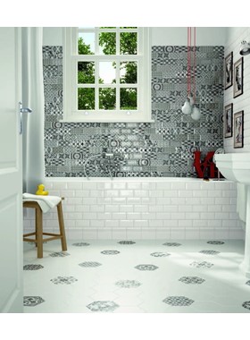 EQUIPE METRO WHITE AND PATCH 7.5X15cm - ΠΛΑΚΑΚΙΑ ΜΠΙΖΟΥΤΕ 20922 - 12738