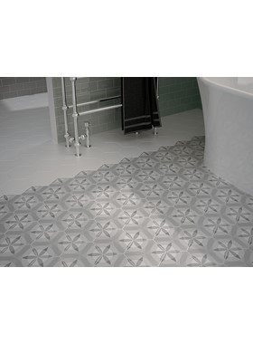 EQUIPE HEXATILE NATURE BLACK AND WHITE 17.5X20cm - ΕΞΑΓΩΝΑ ΠΛΑΚΑΚΙΑ 21355
