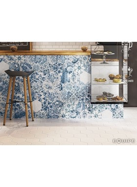 EQUIPE HEXATILE BRILLO BLANCO PATCHWORK LISBOA 17.6X20.1cm - ΠΛΑΚΑΚΙΑ 23216 20519