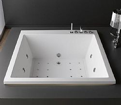 ACRILAN PRINCESS 165X165cm - ΜΠΑΝΙΕΡΑ ME ΥΔΡΟΜΑΣΑΖ 1,5HP