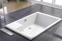 ACRILAN TANGO 185X120cm - ΜΠΑΝΙΕΡΑ ME ΥΔΡΟΜΑΣΑΖ 1,5HP