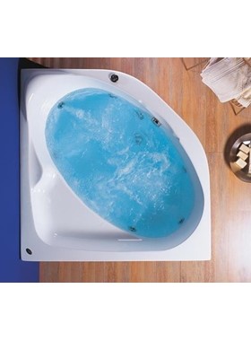 ACRILAN SANTORINE 127X127cm - ΜΠΑΝΙΕΡΑ ME ΥΔΡΟΜΑΣΑΖ 1,5HP