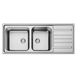 MACART IRIS D200 - ΝΕΡΟΧΥΤΗΣ INOX ΛΕΙΟΣ 120Χ50 ΕΝΘΕΤΟΣ D-200