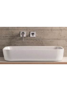 SCARABEO MIZU 70 9007 - ΝΙΠΤΗΡΑΣ ΠΟΡΣΕΛΑΝΗΣ 70x45cm ΕΠΙΤΡΑΠΕΖΙΟΣ 