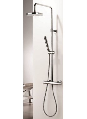 EURORAMA THERMO ROUND 615066 - ΣΤΗΛΗ ΝΤΟΥΣ ΘΕΡΜΟΣΤΑΤΙΚΗ 2 ΕΞΟΔΩΝ ΧΡΩΜΕ (ΥΨΟΣ ΚΟΛΩΝΑΣ 110cm)