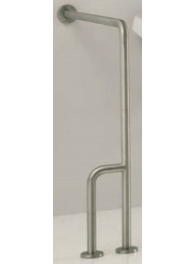 PONTE GIULIO ΜΠΑΡΑ ΤΟΙΧΟΥ-ΔΑΠΕΔΟΥ ΣΤΑΘΕΡΗ ΑΡΙΣΤΕΡΗ 80Χ87,7cm INOX G56-JCS-38-L