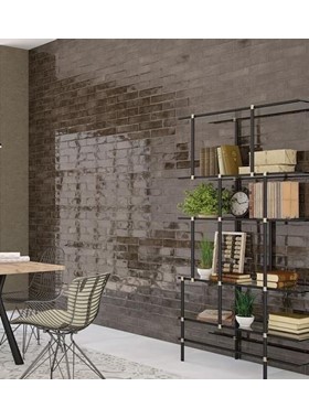 ALC ANTHRACITA 7.5Χ30 cm - ΓΥΑΛΙΣΤΕΡΟ ΠΛΑΚΑΚΙ ΜΠΑΝΙΟΥ SPAIN