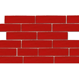 EQUIPE MASIA ROSSO 7.5X30cm - ΠΛΑΚΑΚΙ ΚΟΚΚΙΝΟ ΓΥΑΛΙΣΤΕΡΟ ΚΟΥΖΙΝΑΣ 21329