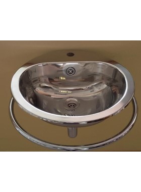 CONCERTO C128 - ΝΙΠΤΗΡΑΣ ΜΕΤΑΛΛΙΚΟΣ Φ48cm ΕΠΙΤΟΙΧΟΣ 