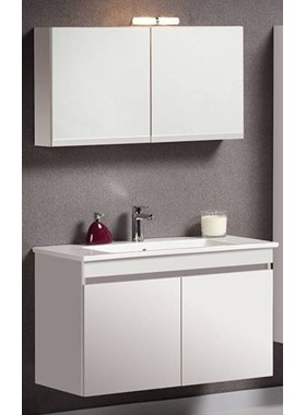 ΕΠΙΠΛΟ ΜΠΑΝΙΟΥ Ζ1 101Χ46CM ΕΠΙΤΟΙΧΟ ΣΕ ΛΕΥΚΗ ΛΑΚΑ ΓΥΑΛΙΣΤΕΡΗ