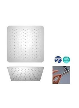 PAINI ITALY 1185 20X20cm - ΑΝΟΞΕΙΔΩΤΗ ΤΕΤΡΑΓΩΝΗ ΚΕΦΑΛΗ ΝΤΟΥΣ AISI 304 