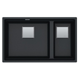 FRANKE KUBUS-2 KNG 120 (76X46) ONYX - ΝΕΡΟΧΥΤΗΣ ΓΡΑΝΙΤΕΝΙΟΣ ΥΠΟΚΑΘΗΜΕΝΟΣ