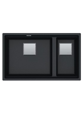 FRANKE KUBUS-2 KNG 120 (76X46) ONYX - ΝΕΡΟΧΥΤΗΣ ΓΡΑΝΙΤΕΝΙΟΣ ΥΠΟΚΑΘΗΜΕΝΟΣ