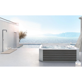 ACRILAN SPA 200X200 - ΥΔΡΟΜΑΣΑΖ 5 ΑΤΟΜΩΝ ME HYDRO 3hp (ΛΕΥΚΟ ΓΥΑΛΙΣΤΕΡΟ)