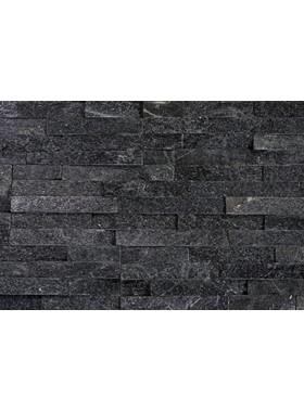 STRASS NERO 15Χ60cm -  ΦΥΣΙΚΟ ΠΕΤΡΩΜΑ ΣΕ ΛΩΡΙΔΕΣ ΠΑΧΟΥΣ 1,5-3cm