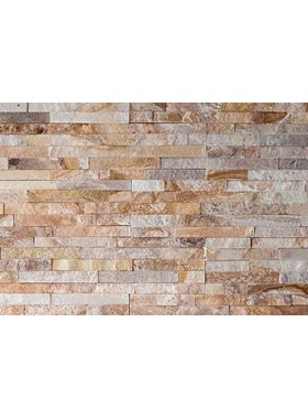 GOLDEN STONE 15Χ60cm -  ΦΥΣΙΚΟ ΠΕΤΡΩΜΑ ΣΕ ΛΩΡΙΔΕΣ ΠΑΧΟΥΣ 1-2.5cm