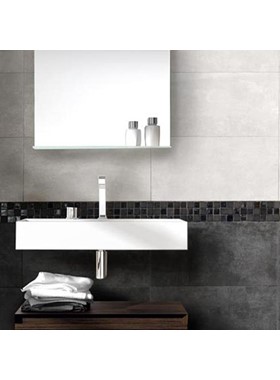 SMARTY GRIS AND GRAPHITE 25Χ50 - ΙΣΠΑΝΙΚΑ ΠΛΑΚΑΚΙΑ ΜΠΑΝΙΟΥ