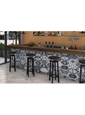 PROCORINTHO GRIS 16X32 - ΓΡΑΝΙΤΟΠΛΑΚΑΚΙ DECORE VINTAGE ΔΑΠΕΔΟΥ