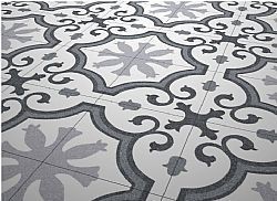 LAGO GREY 25X25 - ΓΡΑΝΙΤΟΠΛΑΚΑΚΙ DECORE VINTAGE ΜΠΑΝΙΟΥ / ΔΑΠΕΔΟΥ / ΚΟΥΖΙΝΑΣ ΠΑΡΑΔΟΣΙΑΚΟ