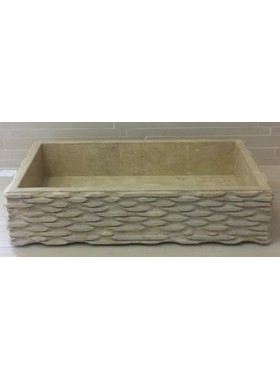 ΝΙΠΤΗΡΑΣ OCRE 60,5X32x13 cm - ΜΑΡΜΑΡΙΝΟΣ ΕΠΙΤΡΑΠΕΖΙΟΣ (ΕΠΕΞΕΡΓΑΣΙΑ ΧΤΥΠΗΤΟΥ ΣΑΓΡΕ)