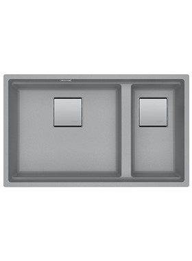 FRANKE KUBUS-2 KNG 120 (76 X 46) STONE GREY - ΝΕΡΟΧΥΤΗΣ ΓΡΑΝΙΤΕΝΙΟΣ ΥΠΟΚΑΘΗΜΕΝΟΣ