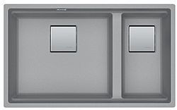 FRANKE KUBUS-2 KNG 120 (76 X 46) STONE GREY - ΝΕΡΟΧΥΤΗΣ ΓΡΑΝΙΤΕΝΙΟΣ ΥΠΟΚΑΘΗΜΕΝΟΣ