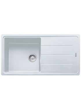 FRANKE BASIS BFG 611-97 (97X50) POLAR WHITE - ΝΕΡΟΧΥΤΗΣ ΓΡΑΝΙΤΕΝΙΟΣ ΕΝΘΕΤΟΣ