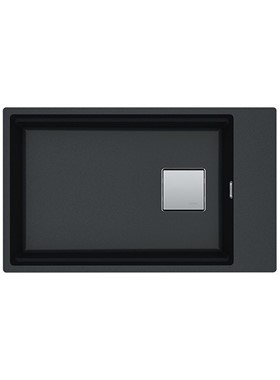 FRANKE KUBUS-2 KNG 110-62 (76 X 46) ONYX - ΝΕΡΟΧΥΤΗΣ ΓΡΑΝΙΤΕΝΙΟΣ ΥΠΟΚΑΘΗΜΕΝΟΣ