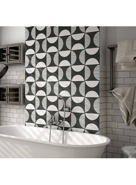 MNL B&W 20Χ20 - ΧΕΙΡΟΠΟΙΗΤΟ ΠΛΑΚΑΚΙ VINTAGE PATCHWORK