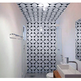 TZ BLACK AND WHITE 20Χ20 - ΑΣΠΡΟΜΑΥΡΟ ΠΛΑΚΑΚΙ VINTAGE