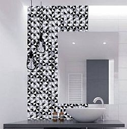 DV BLACK AND WHITE 20Χ20 - ΚΕΡΑΜΙΚΑ ΠΛΑΚΑΚΙΑ VINTAGE PATCHWORK