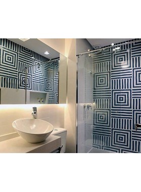 CMP B&W 20Χ20 - ΠΛΑΚΑΚΙΑ VINTAGE PATCHWORK