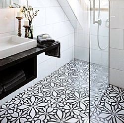 FIORI B&W 20Χ20 - ΠΛΑΚΑΚΙ VINTAGE PATCHWORK GRES PORCELLANATO