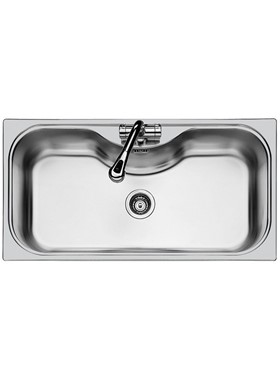 FOSTER URAGANO (97x50) - ΝΕΡΟΧΥΤΗΣ INOX ΛΕΙΟΣ ΕΝΘΕΤΟΣ