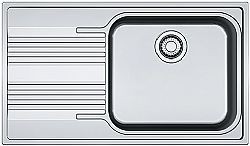FRANKE SRX 611-86 LB (86X50) - ΝΕΡΟΧΥΤΗΣ INOX ΛΕΙΟΣ ΕΝΘΕΤΟΣ  ΜΕ ΠΑΓΚΟ ΑΡΙΣΤΕΡΑ