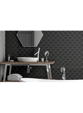 SCALE FAN BLACK 10.6X12cm - ΠΛΑΚΑΚΙΑ ΚΟΥΖΙΝΑΣ