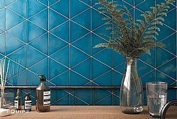SCALE TRIANGOLO ELECTRIC BLUE 10.8X12.4cm - ΚΕΡΑΜΙΚΑ ΤΡΙΓΩΝΑ ΠΛΑΚΑΚΙΑ ΚΟΥΖΙΝΑΣ