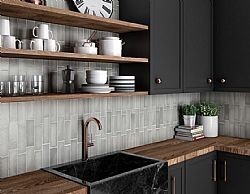 MGM GREY STONE 6.5X20cm - ΜΑΤ ΓΚΡΙ ΠΛΑΚΑΚΙΑ ΤΟΥΒΛΑΚΙΑ ΚΟΥΖΙΝΑΣ