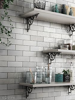 ARTISAN WHITE 6.5X20cm - ΓΥΑΛΙΣΤΕΡΑ ΤΟΥΒΛΑΚΙΑ ΚΟΥΖΙΝΑΣ ΛΕΥΚΑ