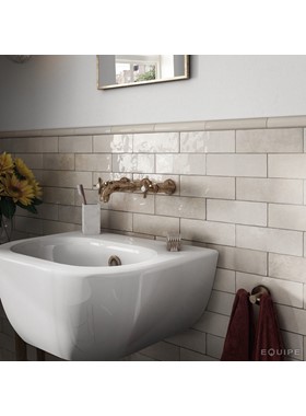 ARTISAN OCHRE 6.5X20cm - ΓΥΑΛΙΣΤΕΡΑ ΤΟΥΒΛΑΚΙΑ ΩΧΡΑΣ ΜΠΑΝΙΟΥ