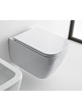 SCARABEO TEOREMA 512600SC RIMLESS - ΛΕΚΑΝΗ ΚΡΕΜΑΣΤΗ 52cm ME ΚΑΘΙΣΜΑ SLIM SOFT CLOSE