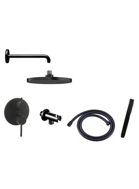 PAINI KOX BLACK ITALY - SET ΕΝΤΟΙΧΙΣΜΟΥ ΜΑΥΡΟ , 2 ΕΞΟΔΩΝ ΝΕΡΟΥ