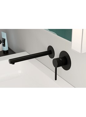 EURORAMA TONDA 145904-400 - ΜΠΑΤΑΡΙΑ ΝΙΠΤΗΡΑ ΕΝΤΟΙΧΙΣΜΕΝΗ 2 ΟΠΩΝ,ΜΑΥΡΟ ΜΑΤ