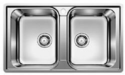 BLANCO LEMIS 8-IF (86X50) 523039 - ΝΕΡΟΧΥΤΗΣ INOX ΛΕΙΟΣ ΕΝΘΕΤΟΣ