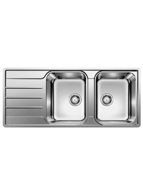 BLANCO LEMIS 8 S-IF (116X50) 523036 - ΝΕΡΟΧΥΤΗΣ INOX ΛΕΙΟΣ ΕΝΘΕΤΟΣ ΑΝΤΙΣΤΡΕΦΟΜΕΝΟΣ