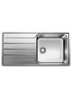 BLANCO LEMIS XL 6 S-IF (100X50) 523034 - ΝΕΡΟΧΥΤΗΣ INOX ΛΕΙΟΣ ΕΝΘΕΤΟΣ ΑΝΤΙΣΤΡΕΦΟΜΕΝΟΣ