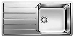 BLANCO LEMIS XL 6 S-IF (100X50) 523034 - ΝΕΡΟΧΥΤΗΣ INOX ΛΕΙΟΣ ΕΝΘΕΤΟΣ ΑΝΤΙΣΤΡΕΦΟΜΕΝΟΣ