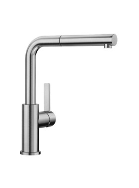 BLANCO LANORA-S 523123 STAINLESS STEEL - ΜΠΑΤΑΡΙΑ ΚΟΥΖΙΝΑΣ ΜΕ ΝΤΟΥΣ GERMANY